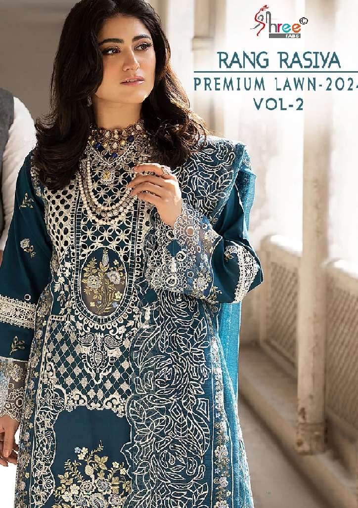 RANG RASIYA PREMIUM LAWN -24 vol -2 Open Pic By Shree